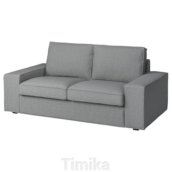 КІВІК 2-місний диван Tibbleby бежевий/сірий від компанії Timika - фото 1