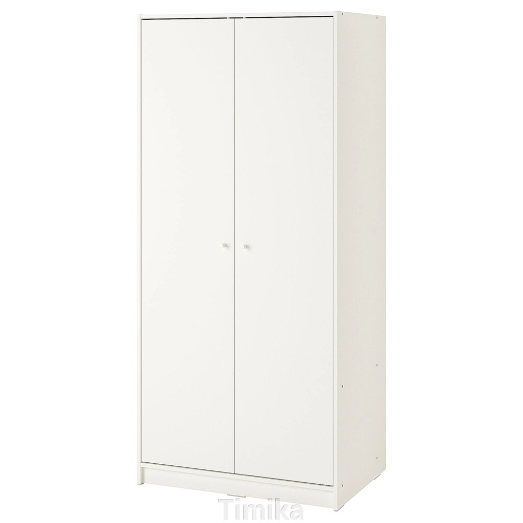 KLEPPSTAD Шафа/2 двері, білий, 79x176 см від компанії Timika - фото 1