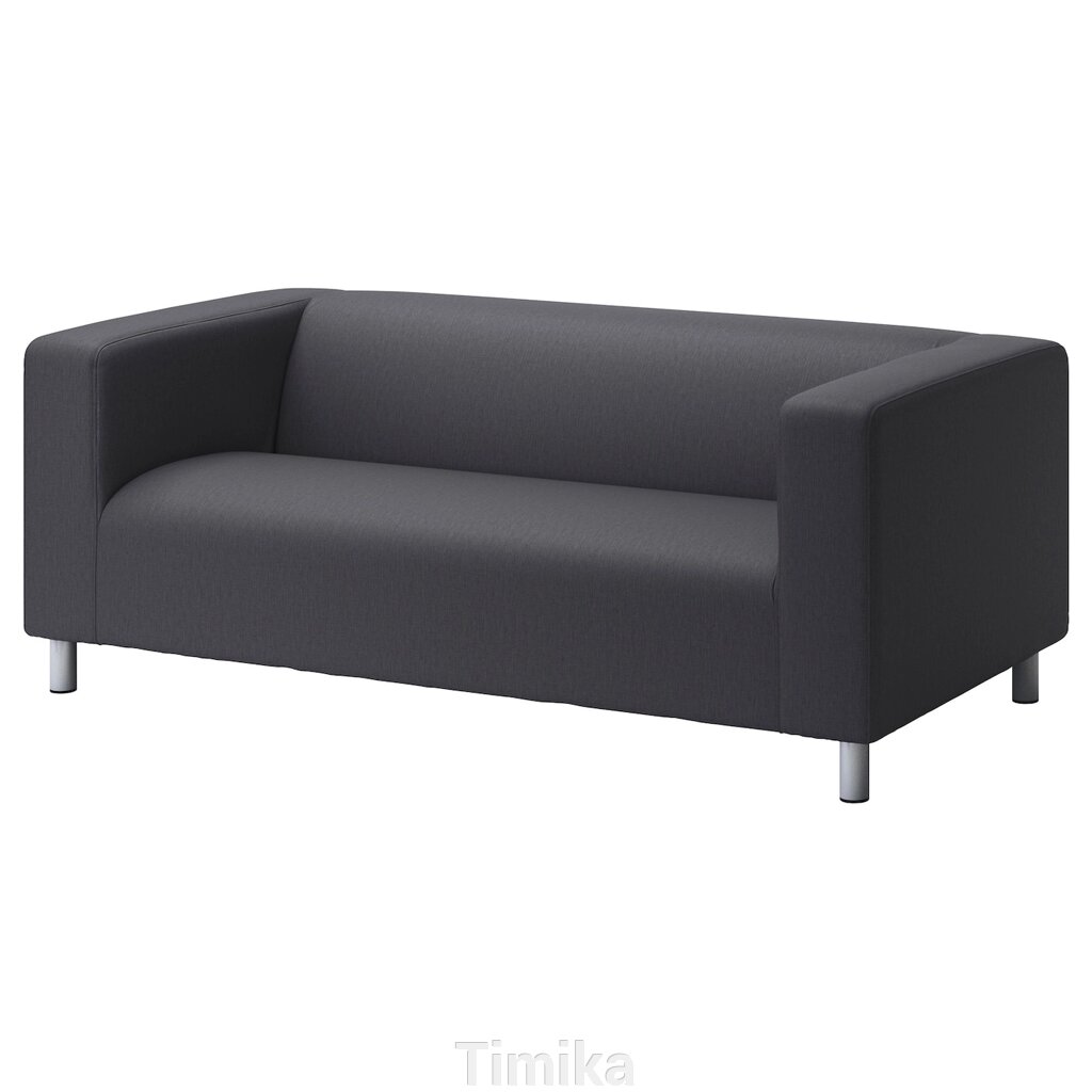 КЛІППАН 2-місний диван, Vissle сірий від компанії Timika - фото 1
