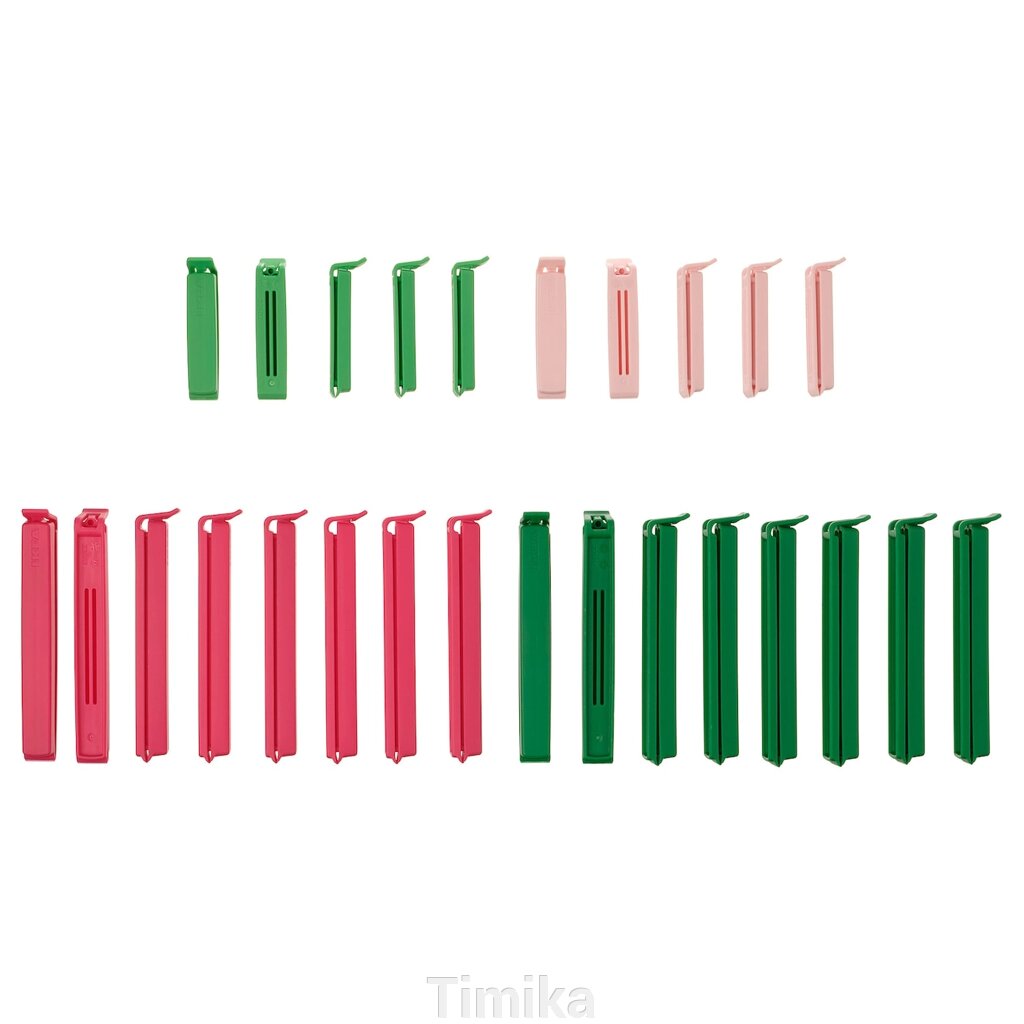Кліпса для сумки BEVARA, набір 26 шт., різні кольори від компанії Timika - фото 1