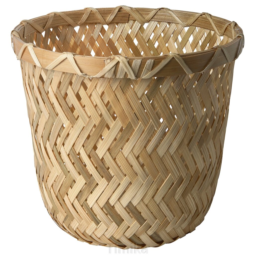 KLYNNON Кришка для вазона, бамбук ручної роботи, 12 см від компанії Timika - фото 1