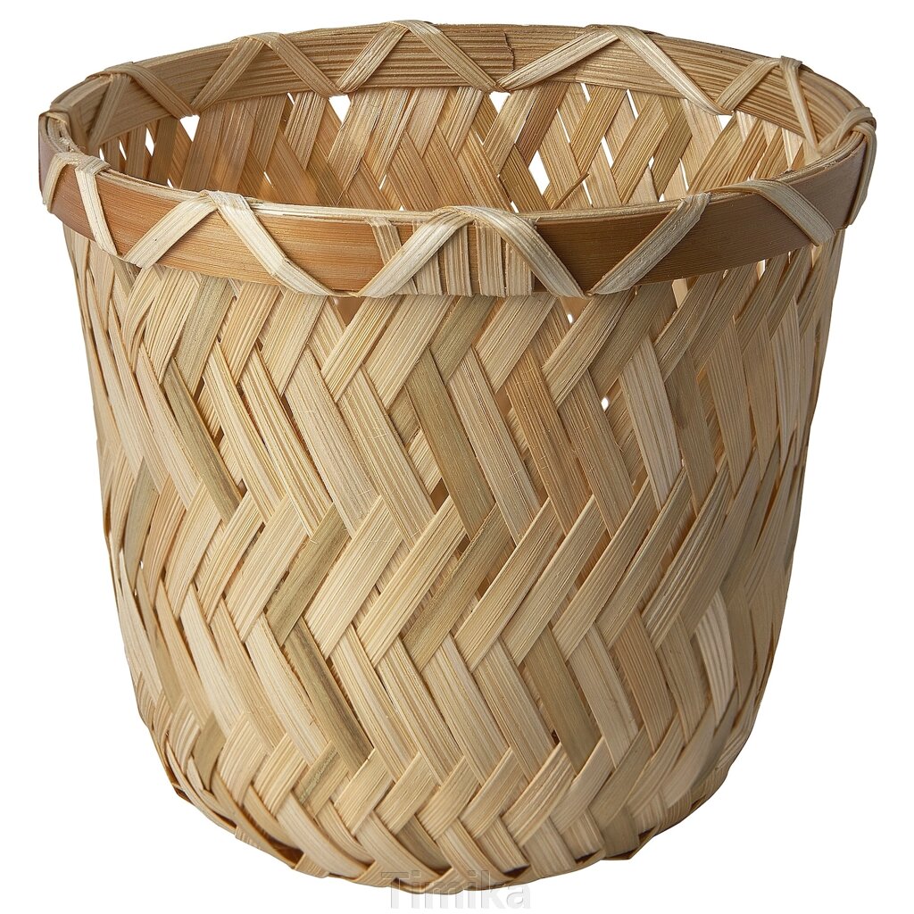 KLYNNON Кришка для вазона, бамбук ручної роботи, 9 см від компанії Timika - фото 1