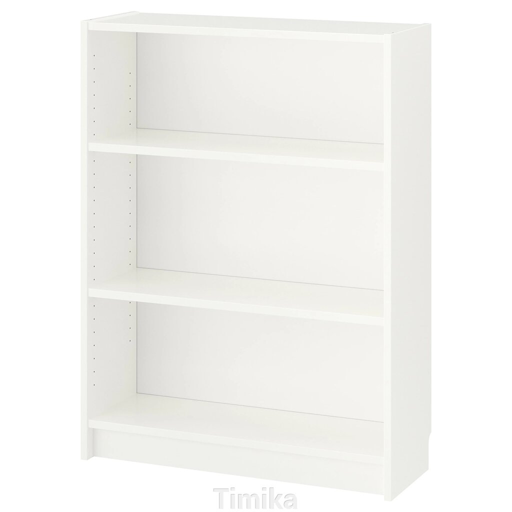 Книжкова шафа BILLY, біла, 80x28x106 см від компанії Timika - фото 1
