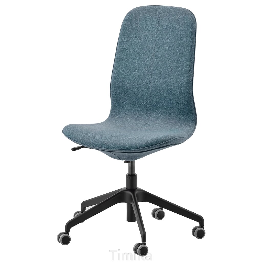 Конференц-крісло LÅNGFJÄLL, Gunnared синій/чорний від компанії Timika - фото 1