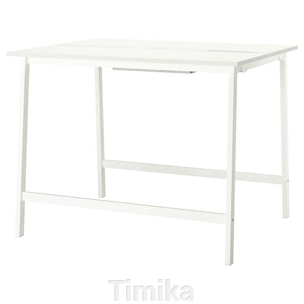Конференц-стіл MITTZON, білий, 140x108x105 см від компанії Timika - фото 1