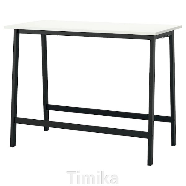 Конференц-стіл MITTZON, білий/чорний, 140x68x105 см від компанії Timika - фото 1