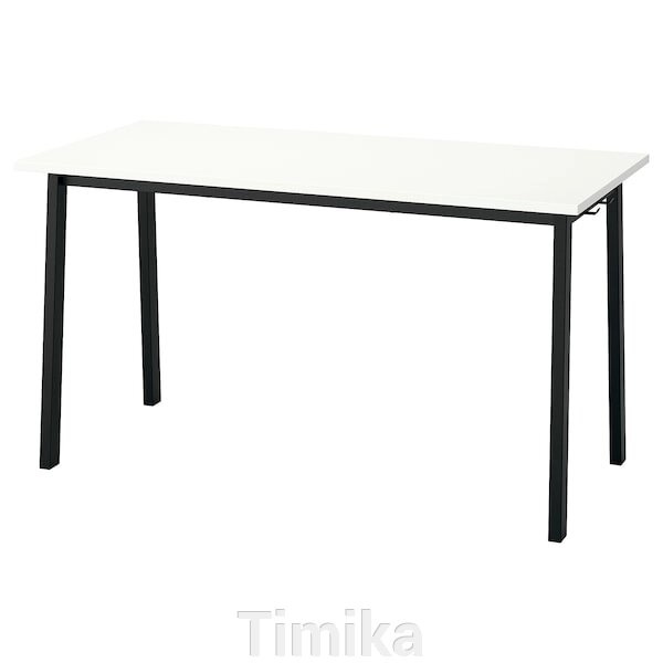 Конференц-стіл MITTZON, білий/чорний, 140x68x75 см від компанії Timika - фото 1