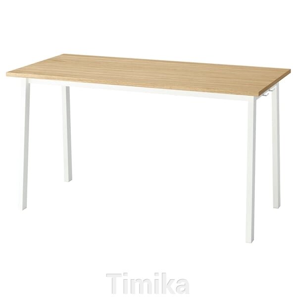 Конференц-стіл MITTZON, дуб/білий шпон, 140x68x75 см від компанії Timika - фото 1