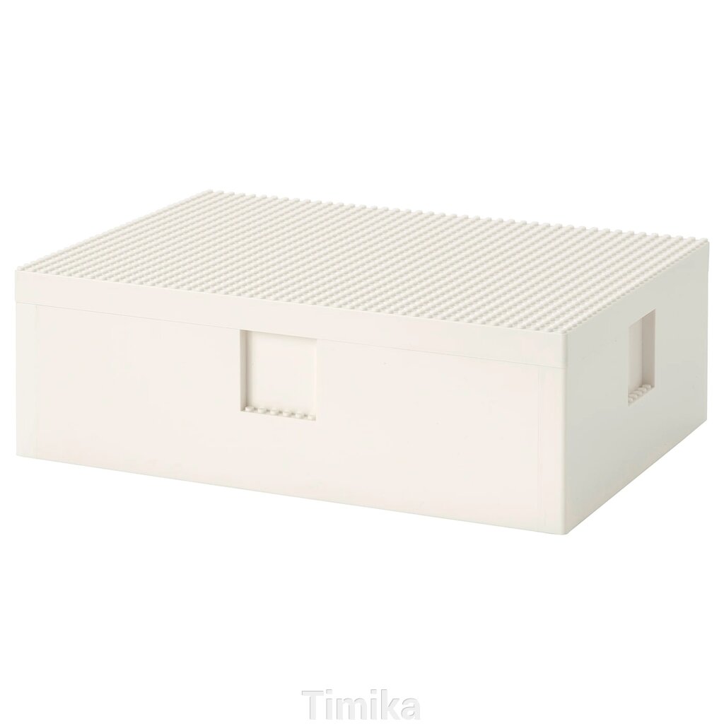 Коробка BYGGLEK LEGO з кришкою, 35x26x12 см від компанії Timika - фото 1