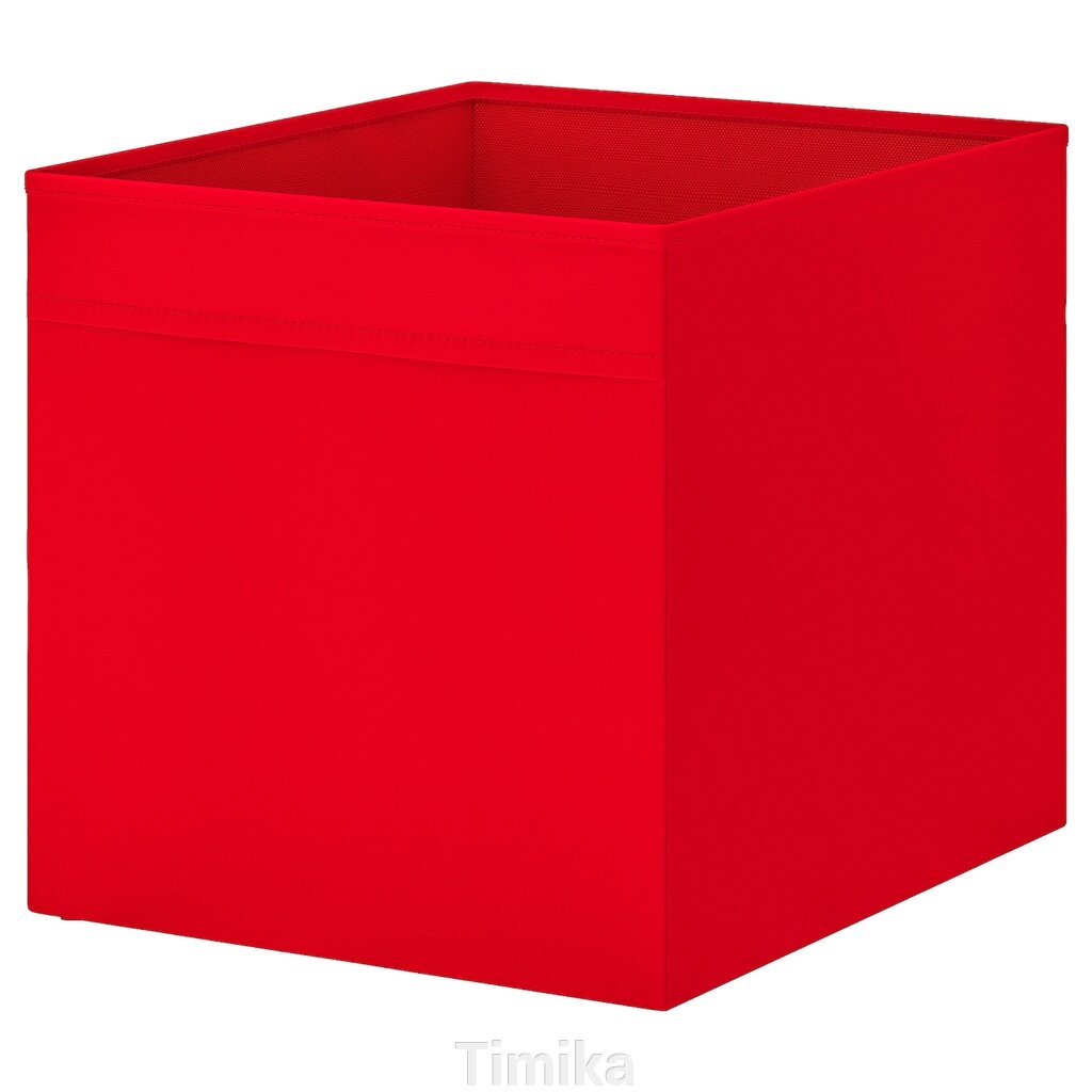 Коробка DRÖNA, червона, 33x38x33 см від компанії Timika - фото 1