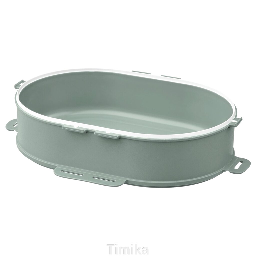 Кришка UTBJUDA Lunch box, для сухого корму, світло-сіро-зелена, 0,3 л від компанії Timika - фото 1