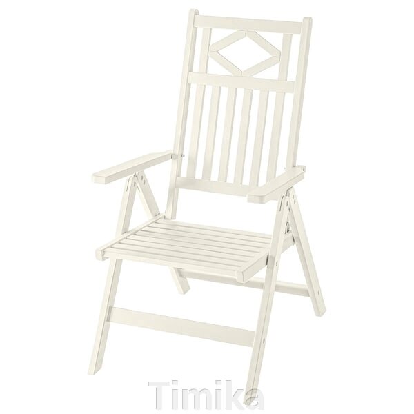 Крісло BONDHOLMEN з регульованою спинкою, огре, білий/бежевий від компанії Timika - фото 1