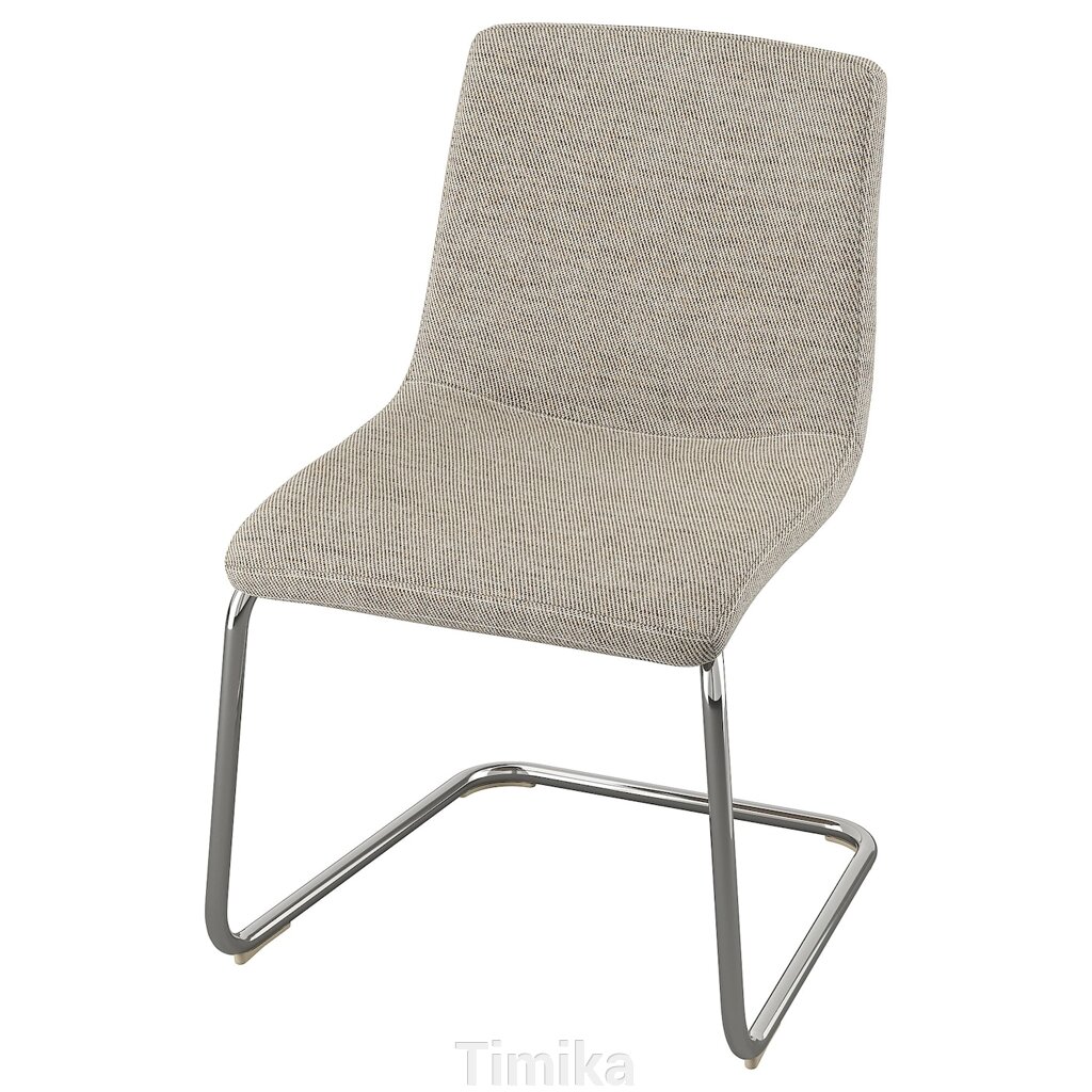 Крісло LUSTEBO, Viarp бежевий/коричневий від компанії Timika - фото 1