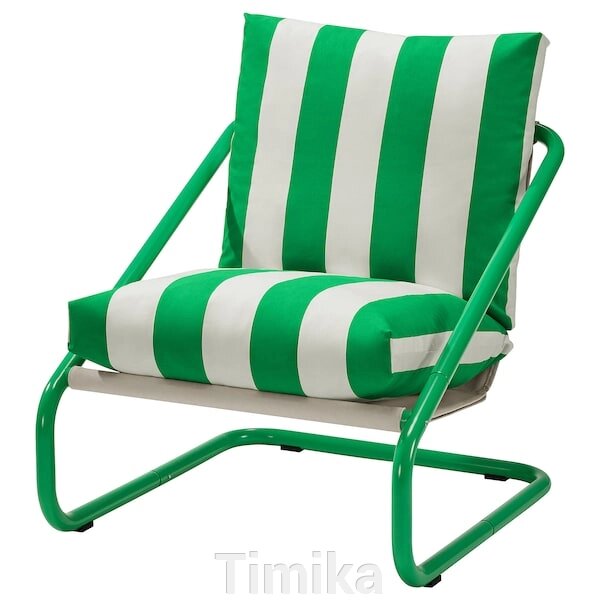 Крісло ÖNNESTAD, Radbyn білий/зелений від компанії Timika - фото 1