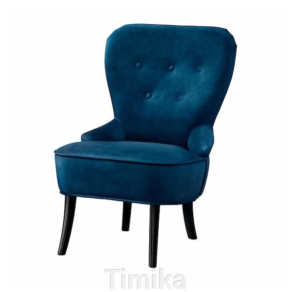 Крісло REMSTA, Djuparp темно-зелено-блакитне від компанії Timika - фото 1