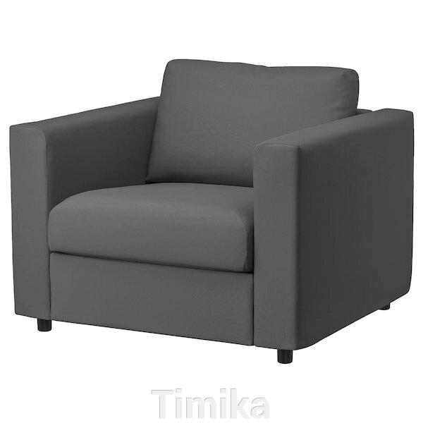 Крісло VIMLE, Hallarp сірий від компанії Timika - фото 1