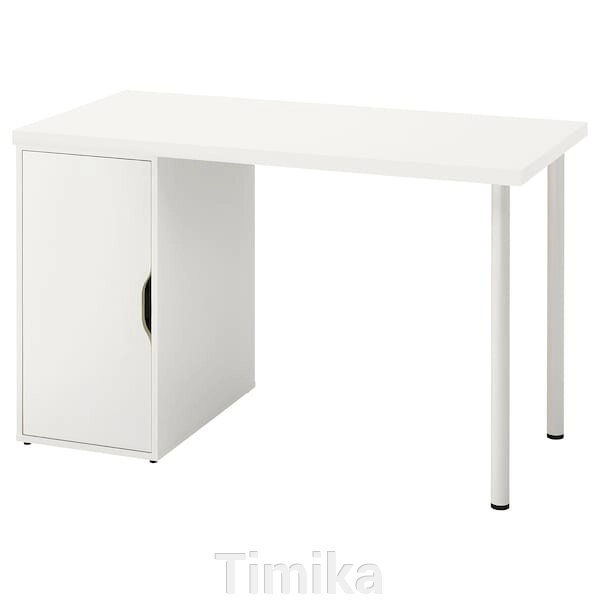 ЛАГКАПТЕН / АЛЕКС Письмовий стіл, білий, 120х60 см від компанії Timika - фото 1