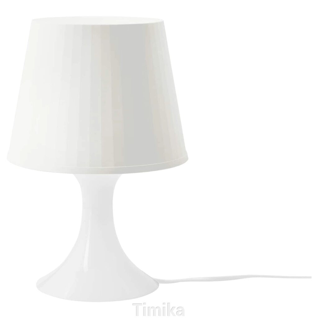 ЛАМПАН Настільна лампа, біла, 29 см від компанії Timika - фото 1