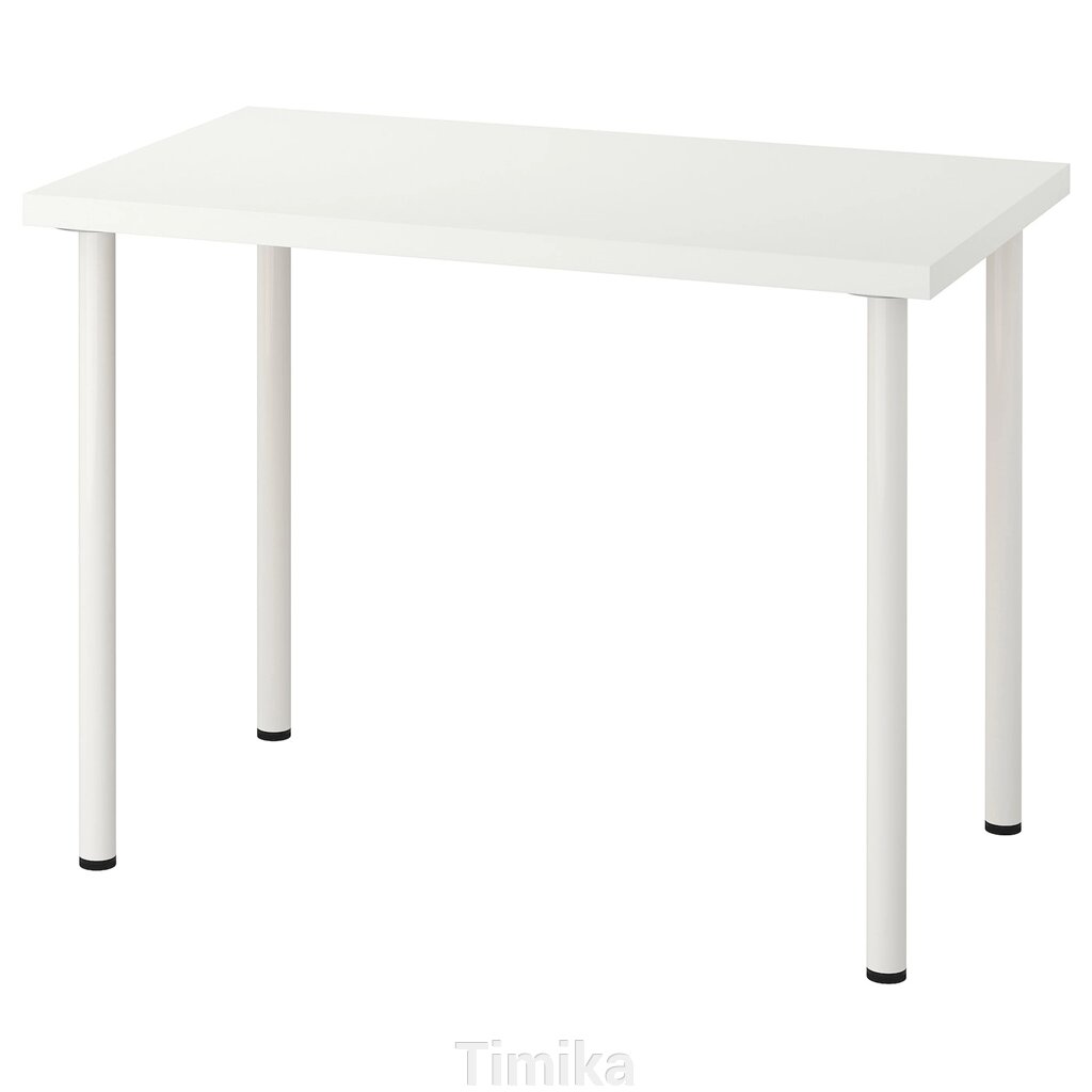 LINNMON / ADILS Стіл, білий, 100х60 см від компанії Timika - фото 1