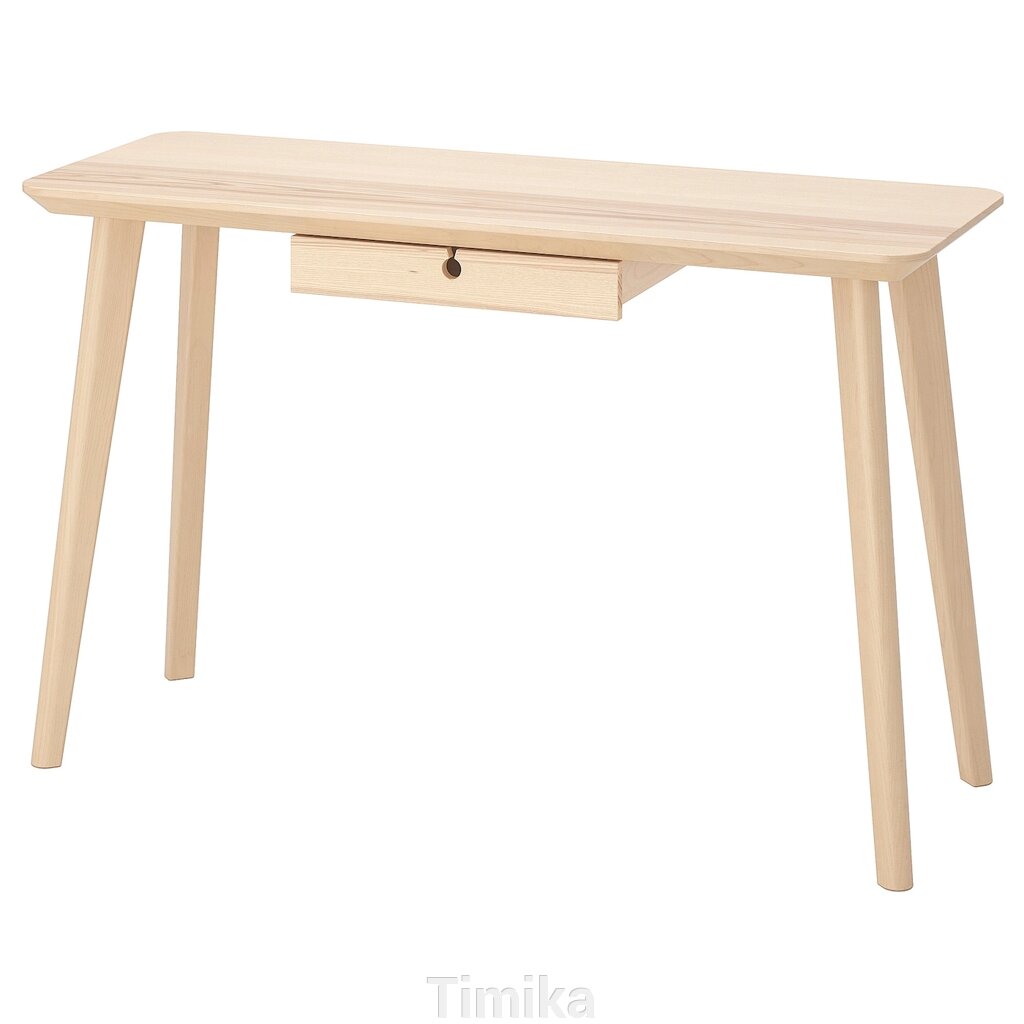 LISABO Письмовий стіл, ясеневий шпон, 118х45 см від компанії Timika - фото 1