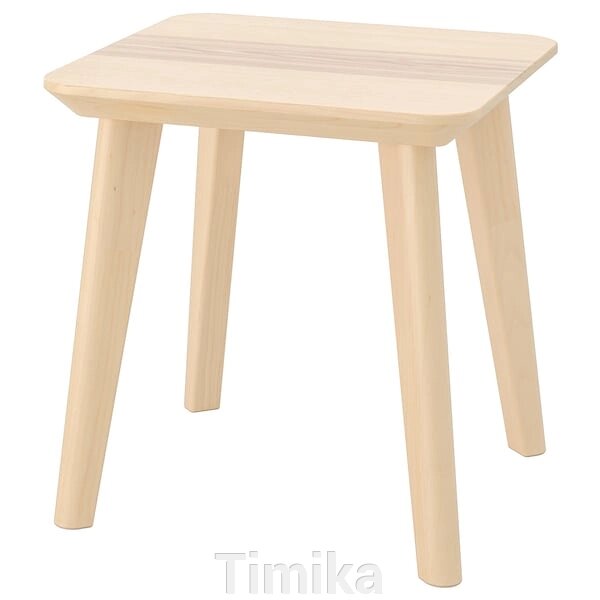 LISABO Стіл, ясеневий шпон, 45х45 см від компанії Timika - фото 1