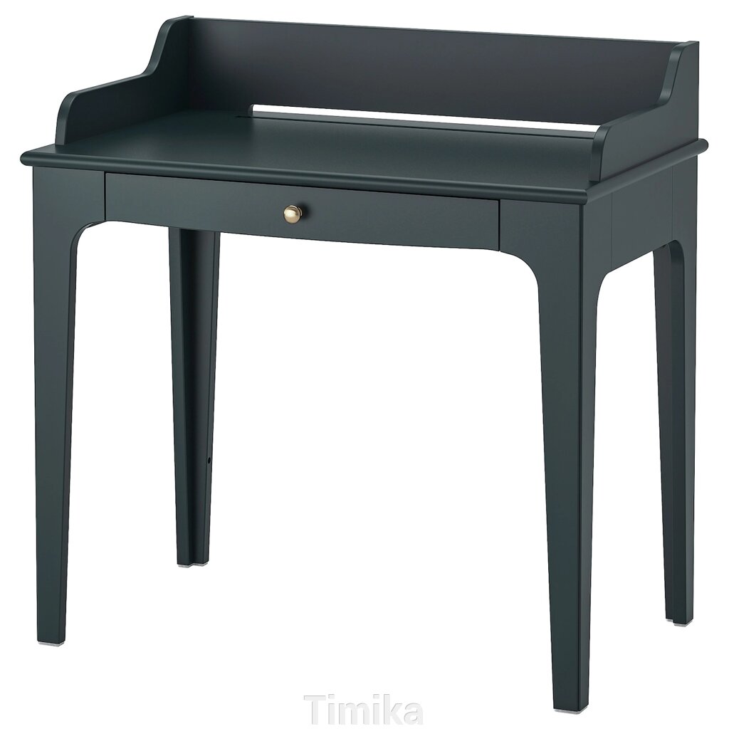 LOMMARP Письмовий стіл, темно-синьо-зелений, 90х54 см від компанії Timika - фото 1
