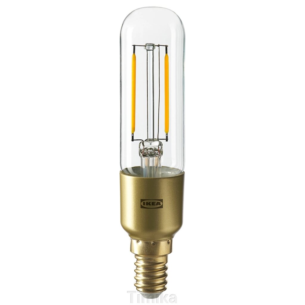 LUNNOM E14 LED лампа 200 люмен, диммована/трубка, прозоре скло, 25 мм від компанії Timika - фото 1