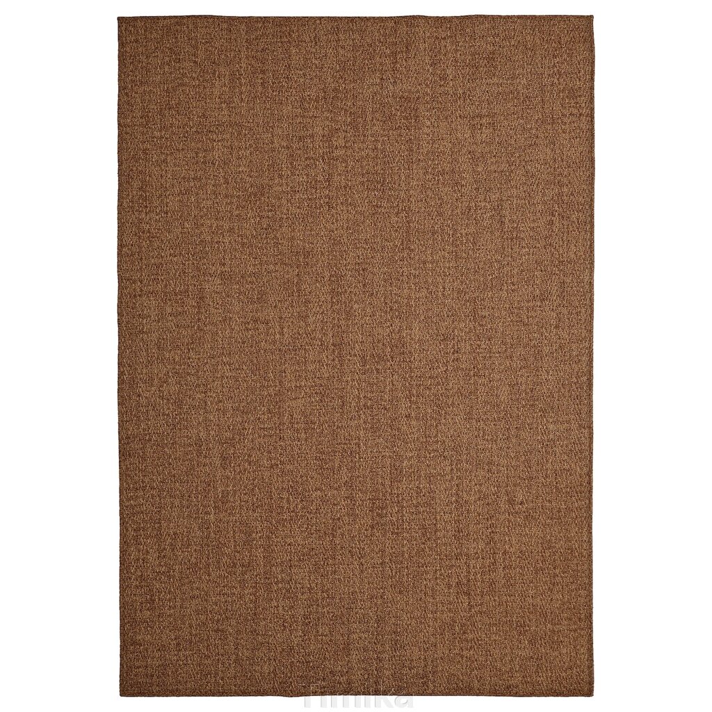 LYDERSHOLM Текстильний килим, внутрішній/зовнішній, середньо-коричневий, 160x230 см від компанії Timika - фото 1