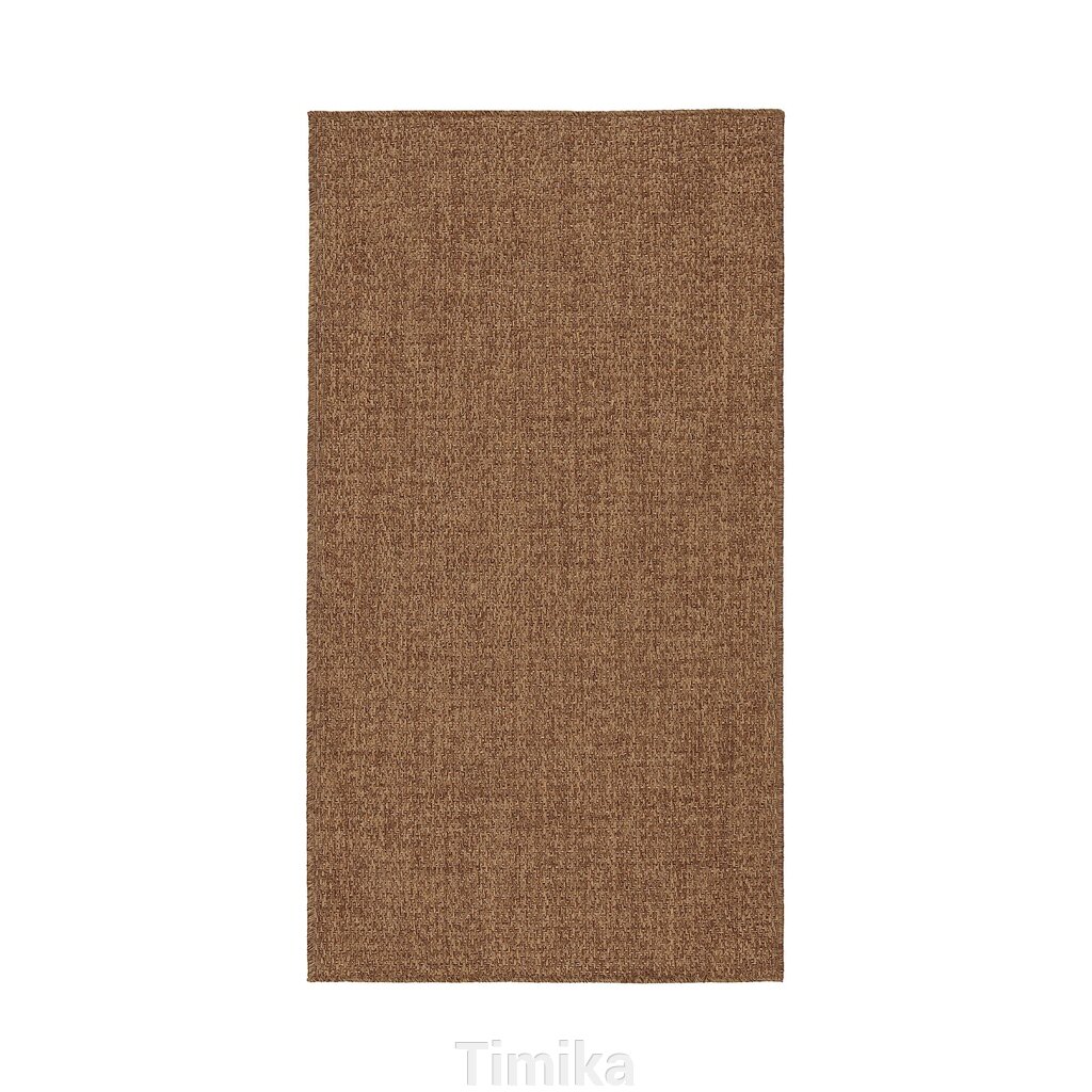 LYDERSHOLM Текстильний килим, внутрішній/зовнішній, середньо-коричневий, 80x150 см від компанії Timika - фото 1