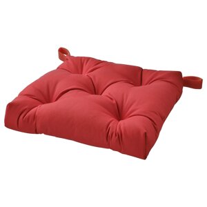 МАЛІНДА Подушка на стілець темно-червона 40/35х38х7 см
