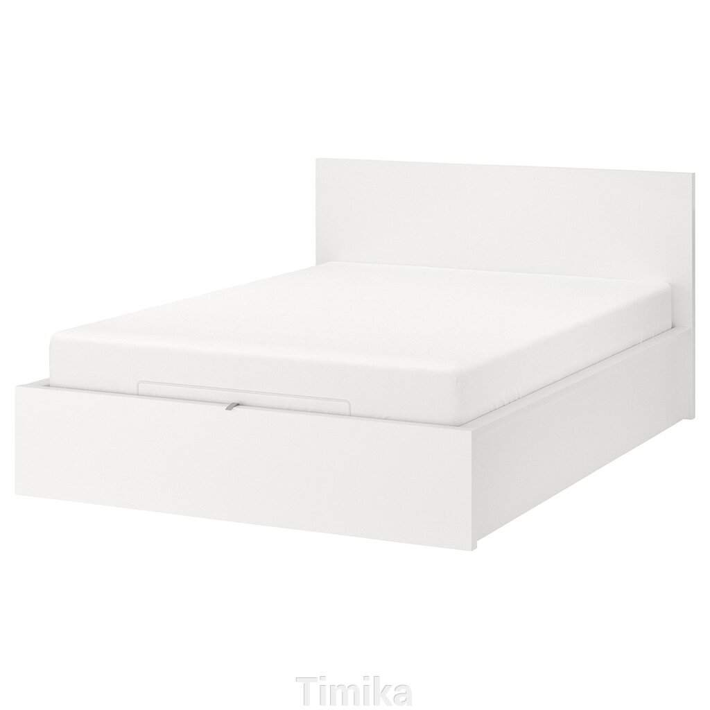 MALM Ліжко з ящиком, біле, 140х200 см від компанії Timika - фото 1