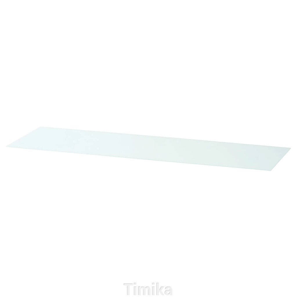 MALM Скляна дошка, біла, 160x48 см від компанії Timika - фото 1