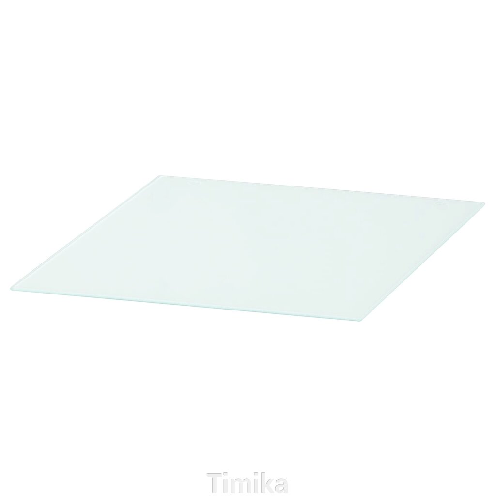 MALM Скляна дошка, біла, 40х48 см від компанії Timika - фото 1