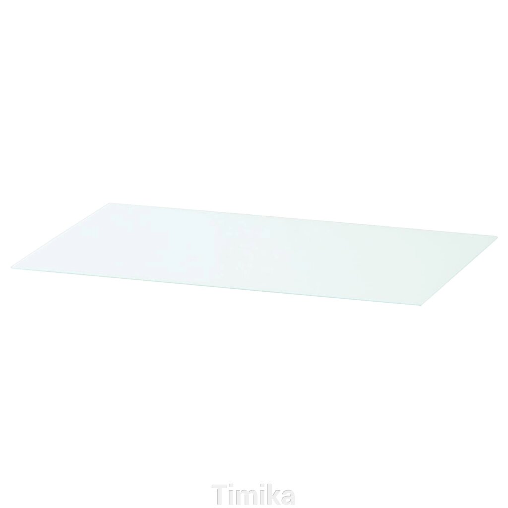 MALM Скляна дошка, біла, 80х48 см від компанії Timika - фото 1