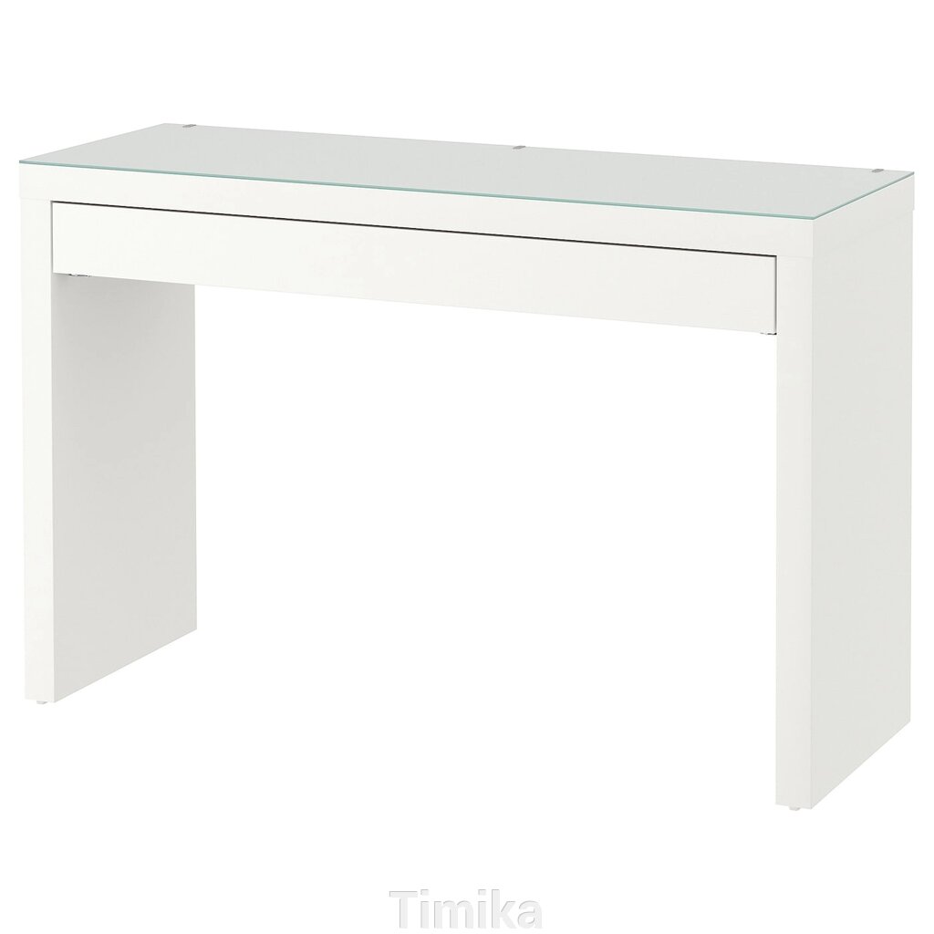 MALM Туалетний столик, білий, 120x41 см від компанії Timika - фото 1