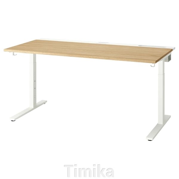 МІТЦОН Письмовий стіл, шпон білого дуба, 160х80 см від компанії Timika - фото 1