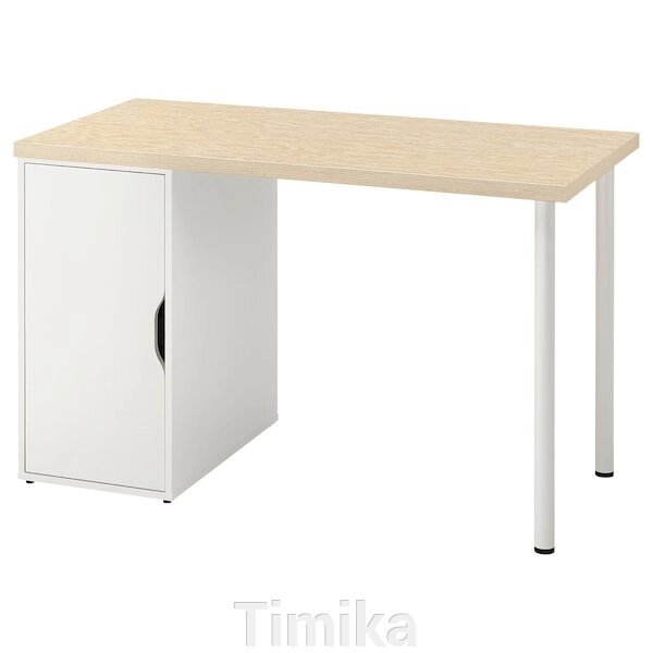 MITTCIRKEL / ALEX Письмовий стіл, ефект живої сосни/білий, 120x60 см від компанії Timika - фото 1