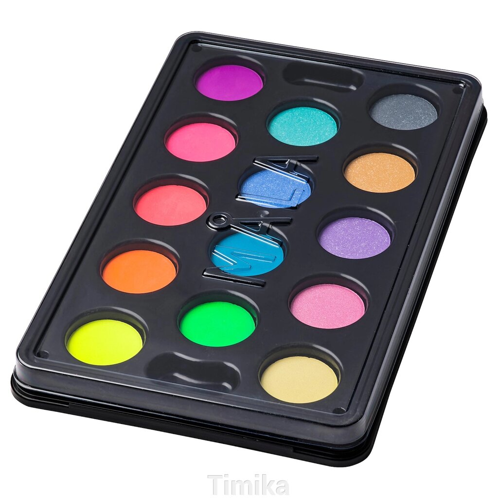 MÅLA Коробка акварелі 14 кольорів, кольори в асорт від компанії Timika - фото 1