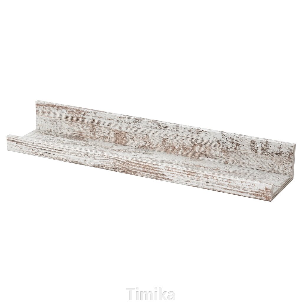 MOSSLANDA Полиця для картин, біла морилка імітація сосни, 55 см від компанії Timika - фото 1