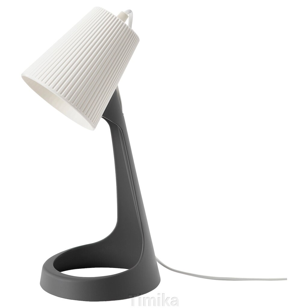 Настільна лампа SVALLET, темно-сірий/білий від компанії Timika - фото 1
