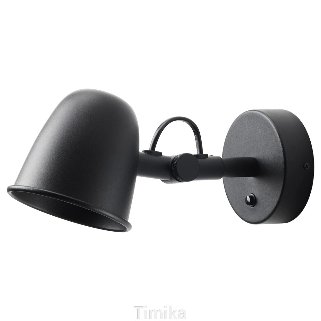 Настінний світильник SKURUP стаціонарного монтажу чорний від компанії Timika - фото 1