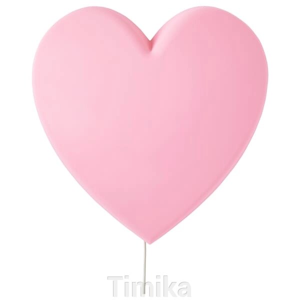Настінний світлодіодний світильник UPPLYST, серце рожевий від компанії Timika - фото 1
