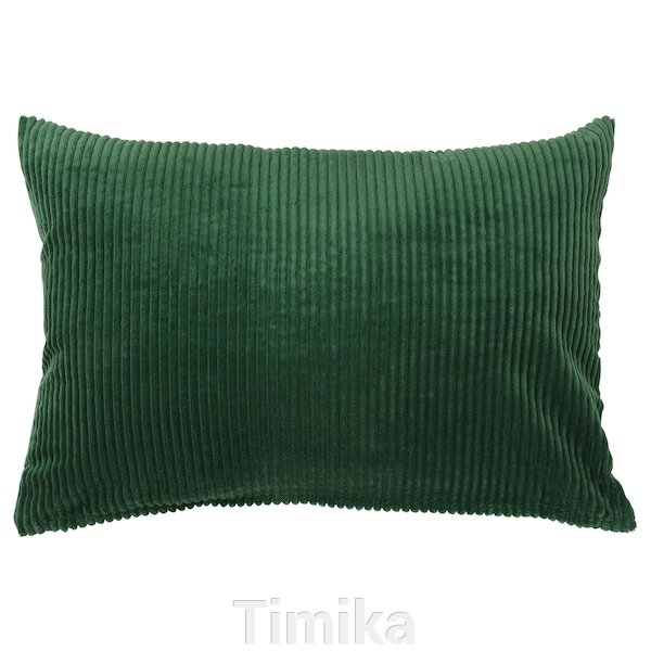 Наволочка ÅSVEIG, темно-зелена, 40x58 см від компанії Timika - фото 1