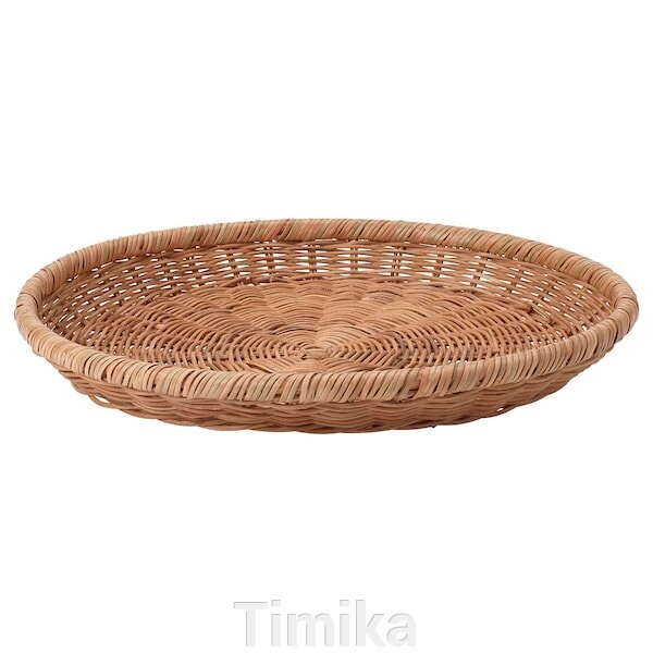 NÖJAKTIG Декоративна тарілка, ротанг, 43 см від компанії Timika - фото 1