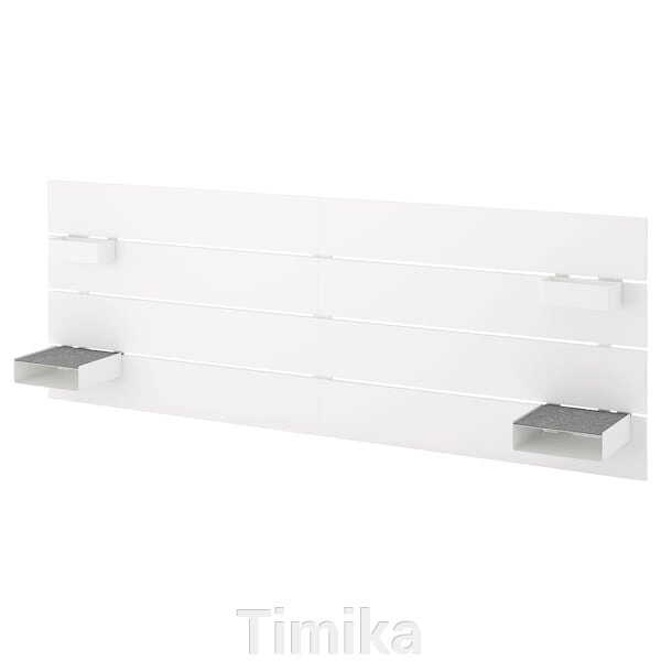 НОРДЛІ Узголів'я ліжка, біле, 140/160 см від компанії Timika - фото 1