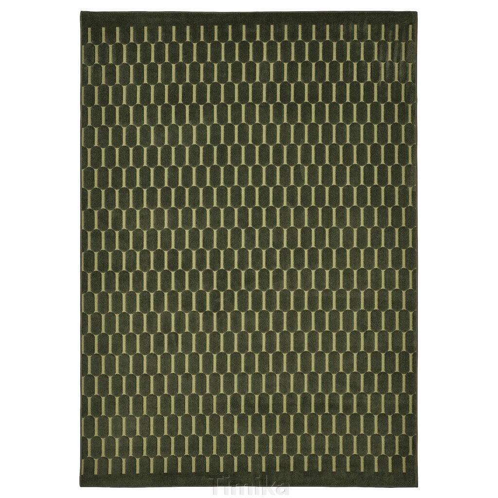 NÖVLING Килим, низький ворс, зелений, 128x195 см від компанії Timika - фото 1
