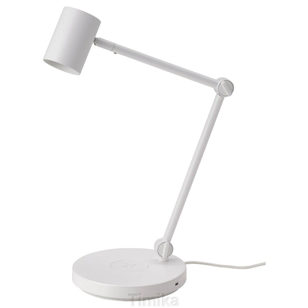 NYMÅNE Акумуляторна настільна лампа індукційний, білий від компанії Timika - фото 1