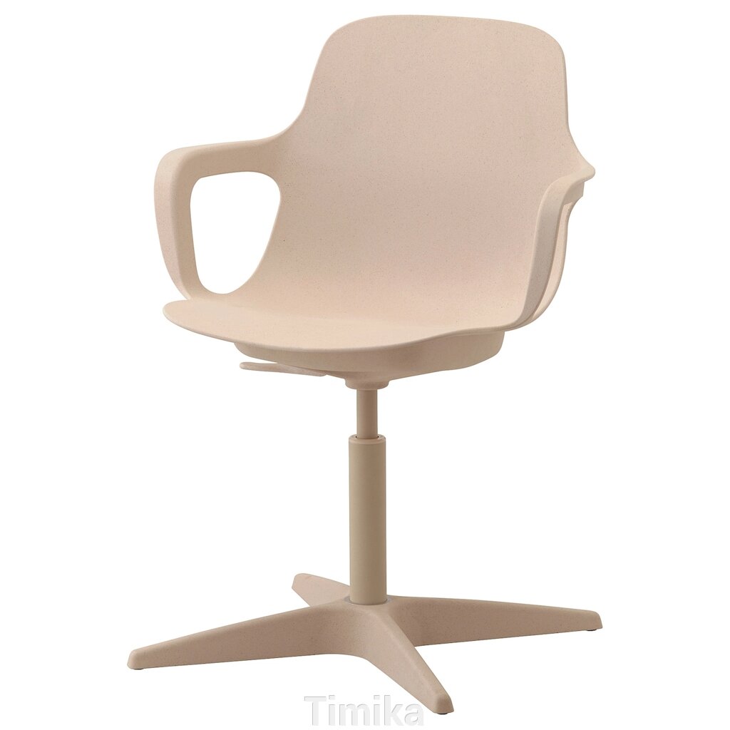 ODGER Обертовий стілець, білий/бежевий від компанії Timika - фото 1