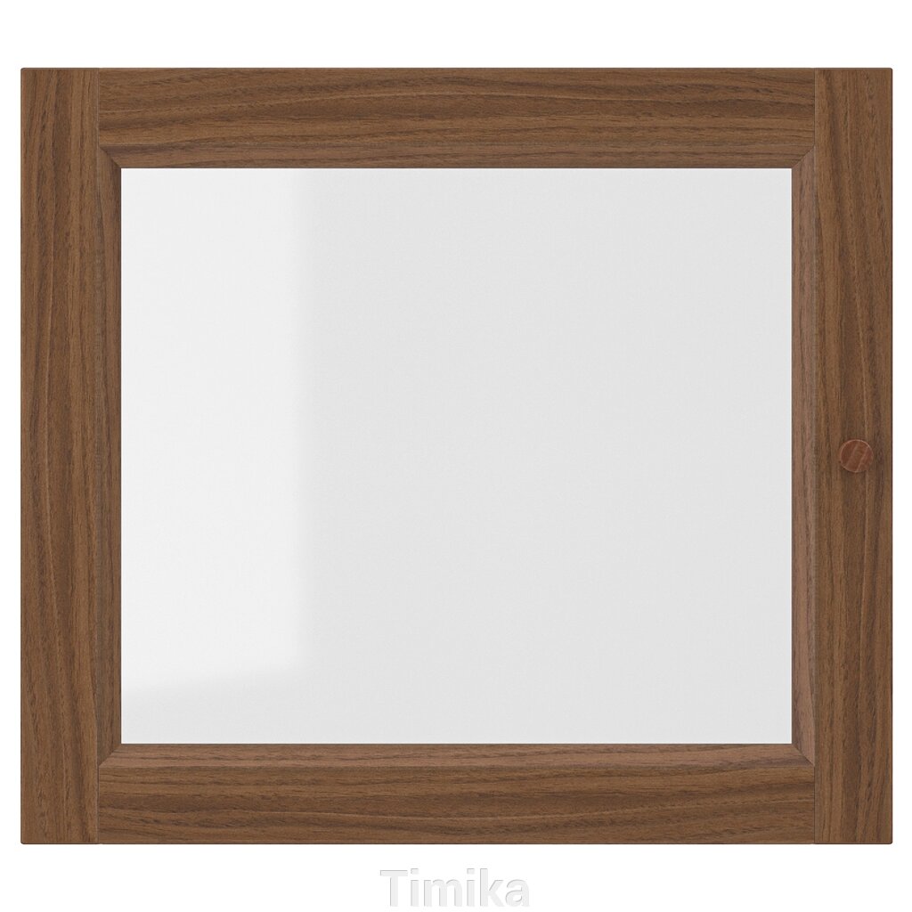 OXBERG Скляні двері, коричневий горіх, 40х35 см від компанії Timika - фото 1