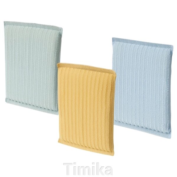 PEPPRIG Губка для миття посуду зелена синьо-жовта від компанії Timika - фото 1